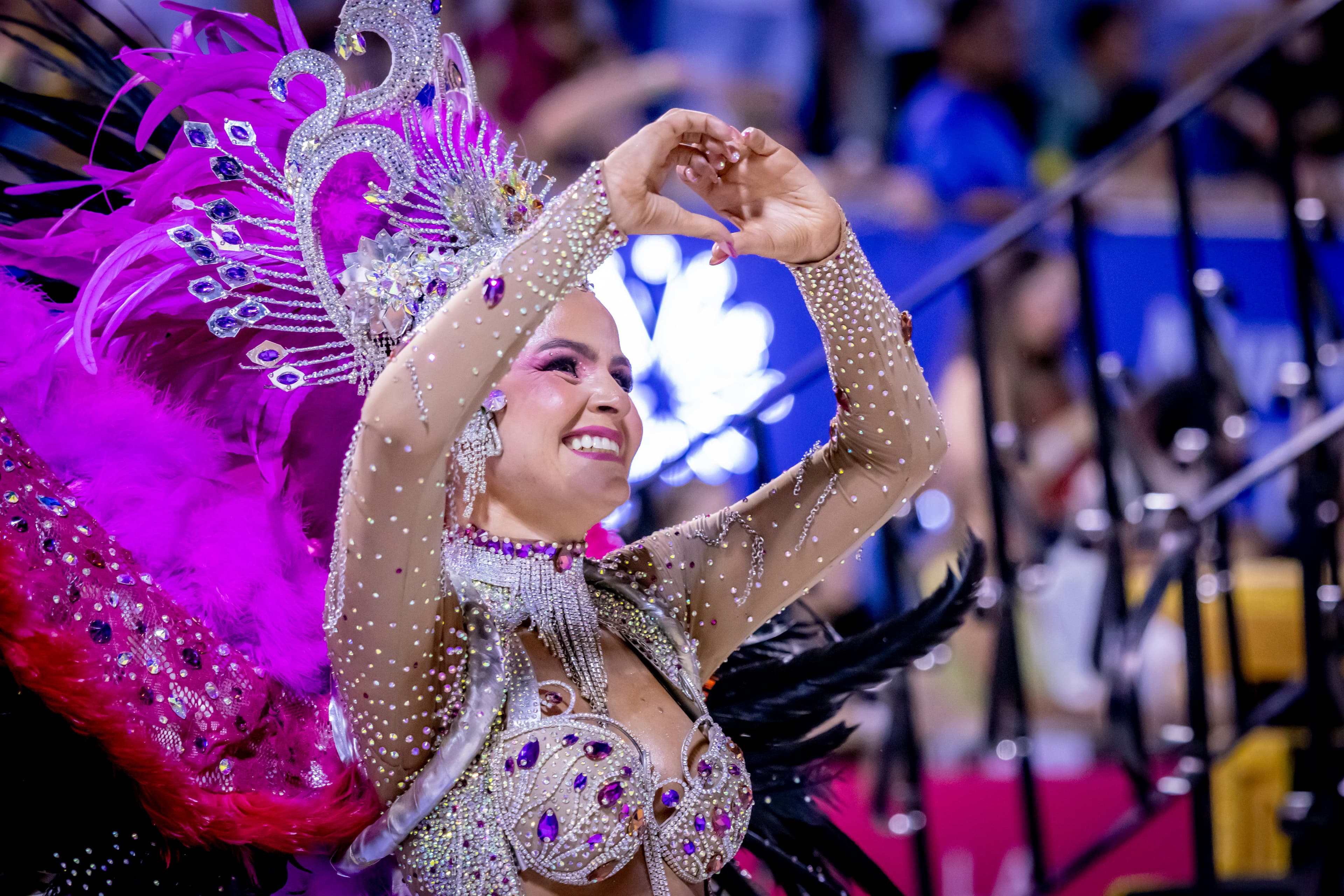 Students performing on stage during the annual day celebration